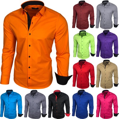 Baxboy herren kontrast hemden - baxboy,