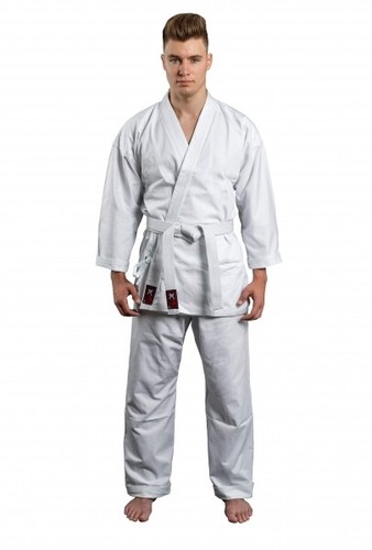 Karateanzug bushido weiß 8oz - karateanzug,