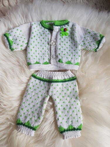 Puppenkleidung strick anzug - strick,,
