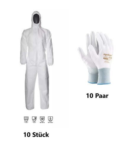 Overall einweganzug - x,